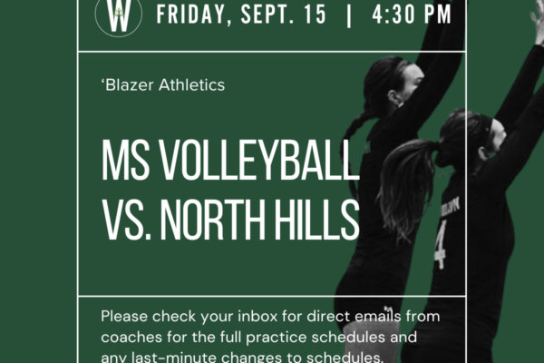 MS Volleyball @ Lake Norman Christian