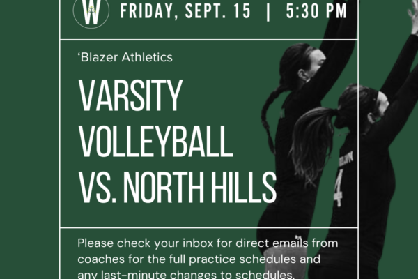 Varsity Volleyball vs. North Hills