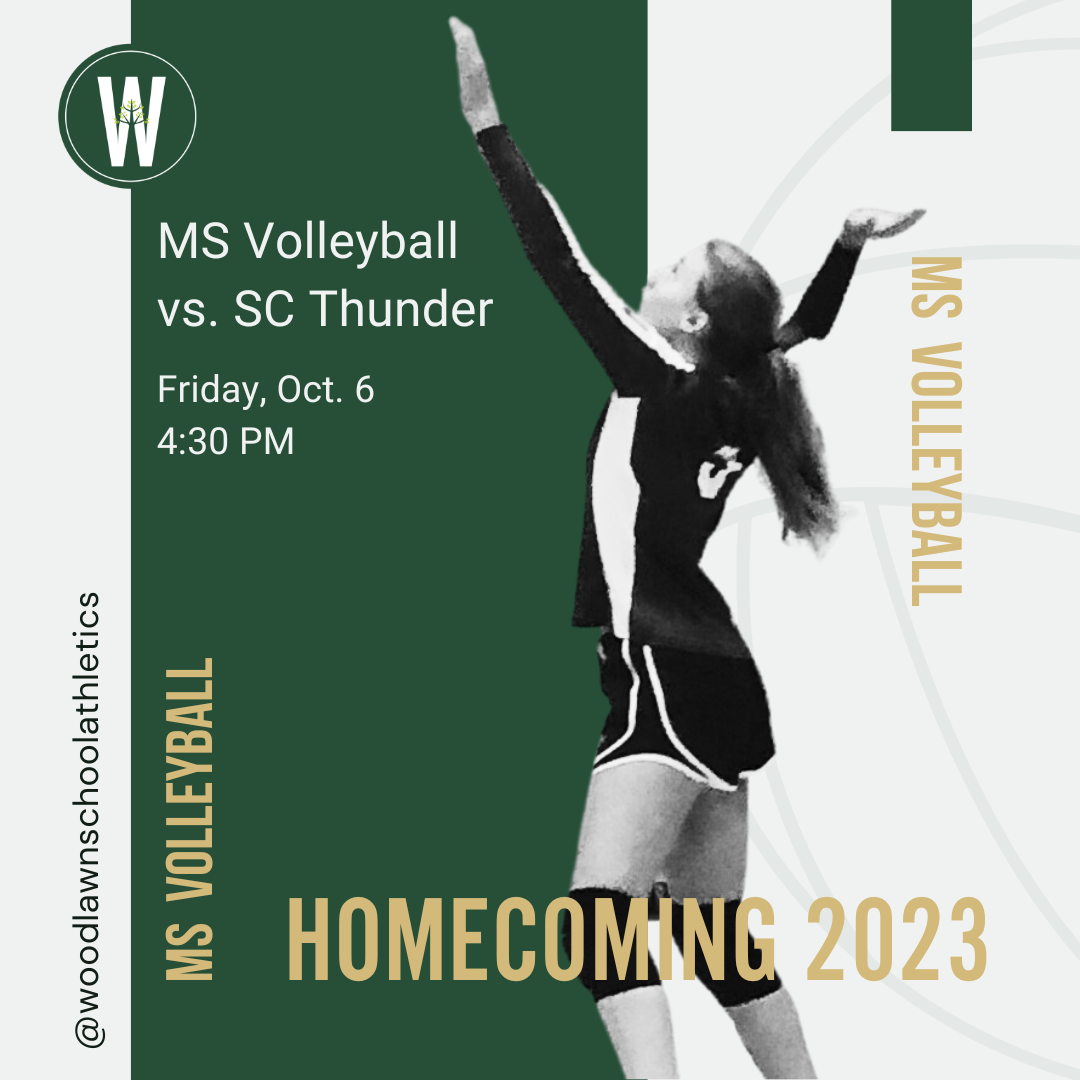 Woodlawn School MS Volleyball Match Oct. 6