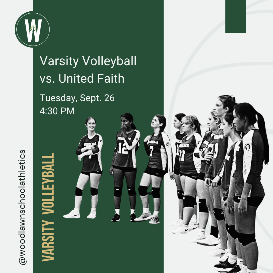 Woodlawn School Varsity Volleyball Match Sept. 26