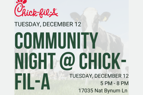 Woodlawn Community Spirit Night @ Chick-Fil-A
