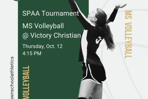 SPAA Tournament MS Volleyball vs. Victory Christian