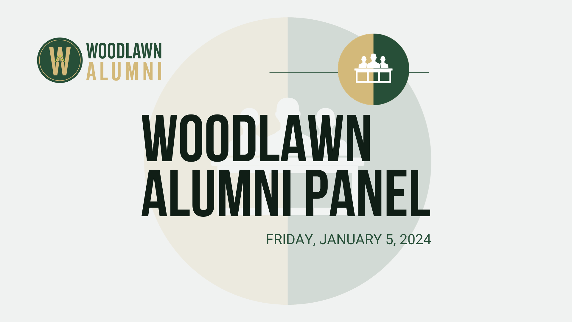 Jan. 5, 2024 Woodlawn Alumni Panel