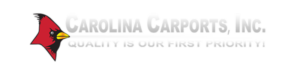 GOLF Title Sponsor - Carolina Carports, Inc. White Banner Logo
