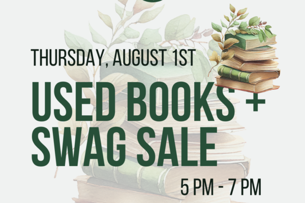 Used Books and SWAG Sale