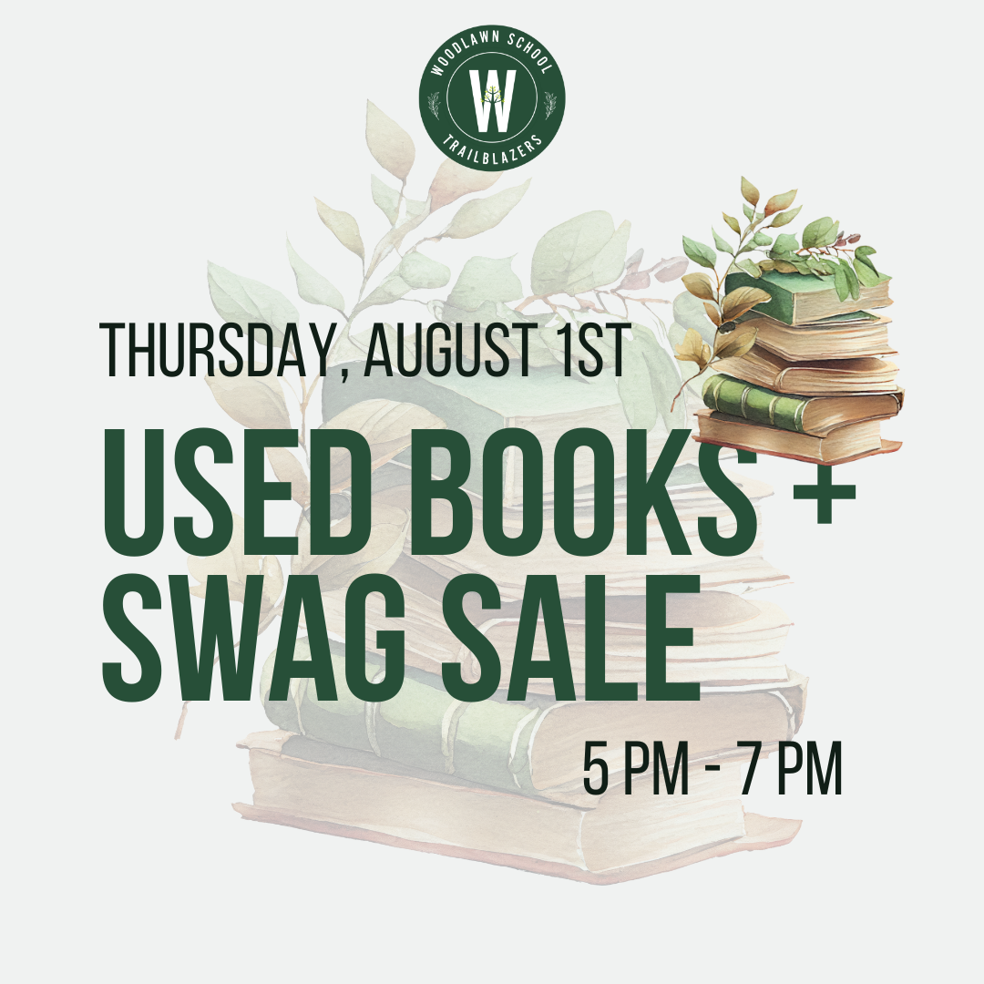 August 1 Used Books and SWAG Sale