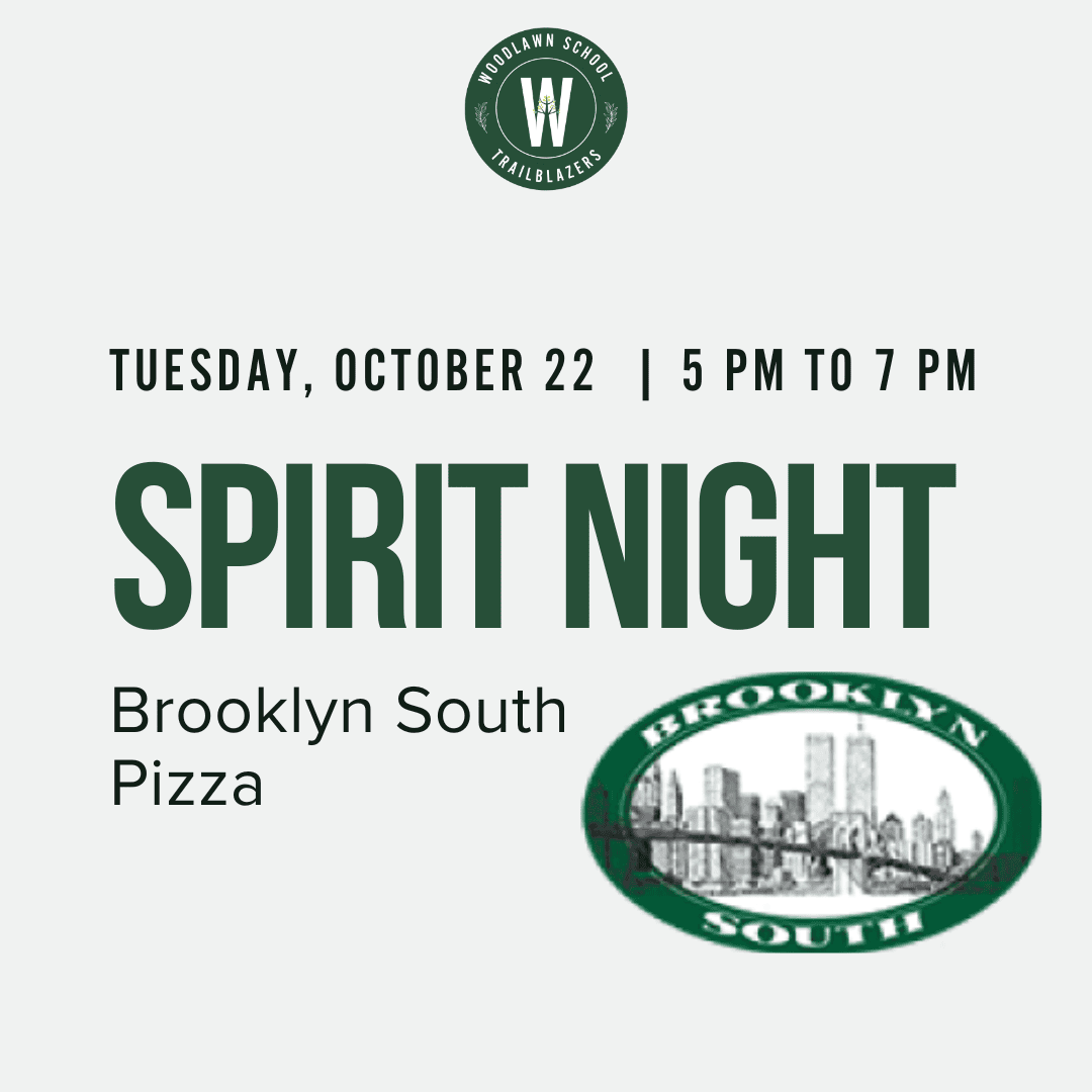 Woodlawn School Spirit Night @ Brooklyn South Pizza