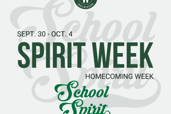 Woodlawn Spirit Week September 30 – October 4