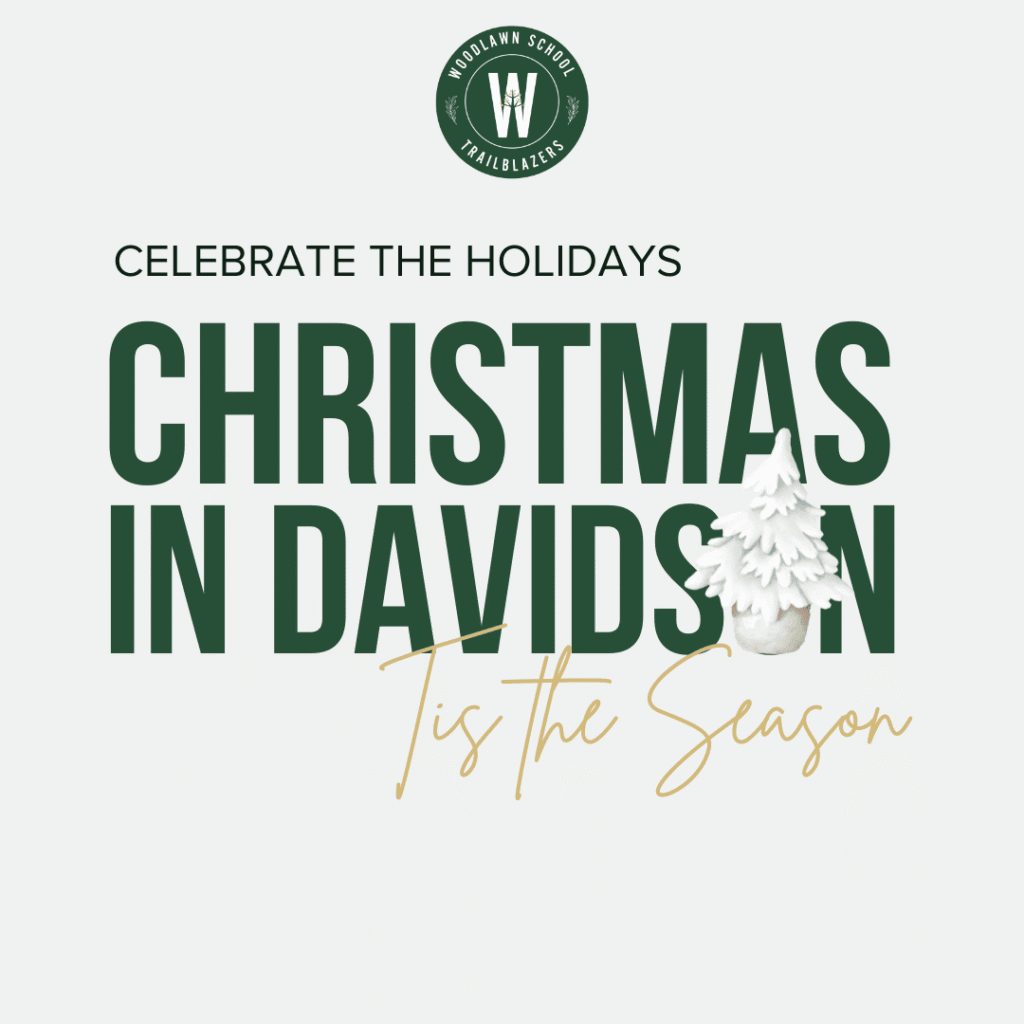 Woodlawn School at Christmas in Davidson