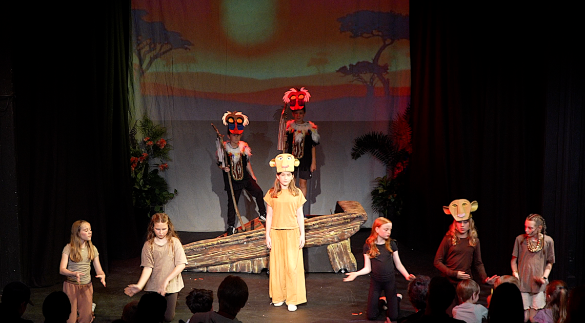 Woodlawn Lion King Jr production with LS Red Barn Playhouse