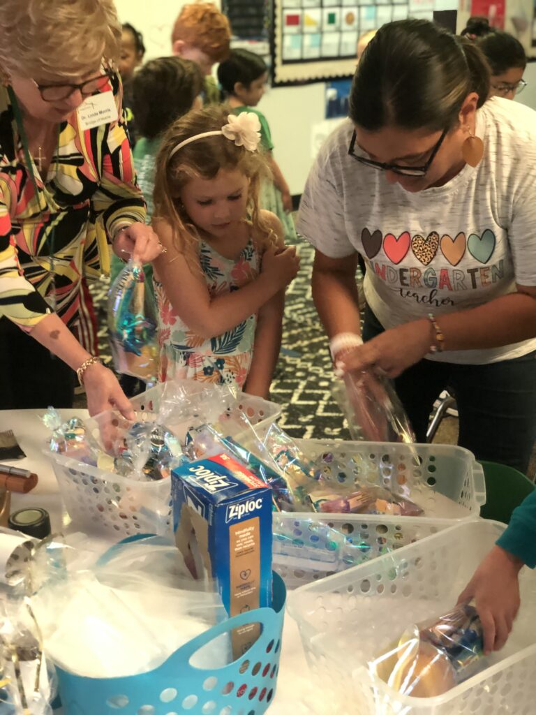 Service partner bridge of hearts and Woodlawn school